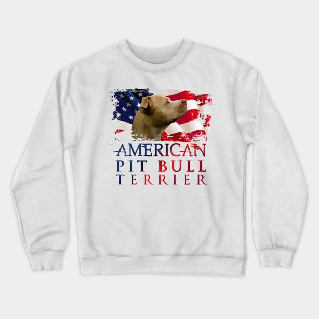 American Pit Bull Terrier - APBT Crewneck Sweatshirt by Nartissima